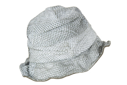 Jacques Le Corre salmon leather avant garde bucket hat / Made in France