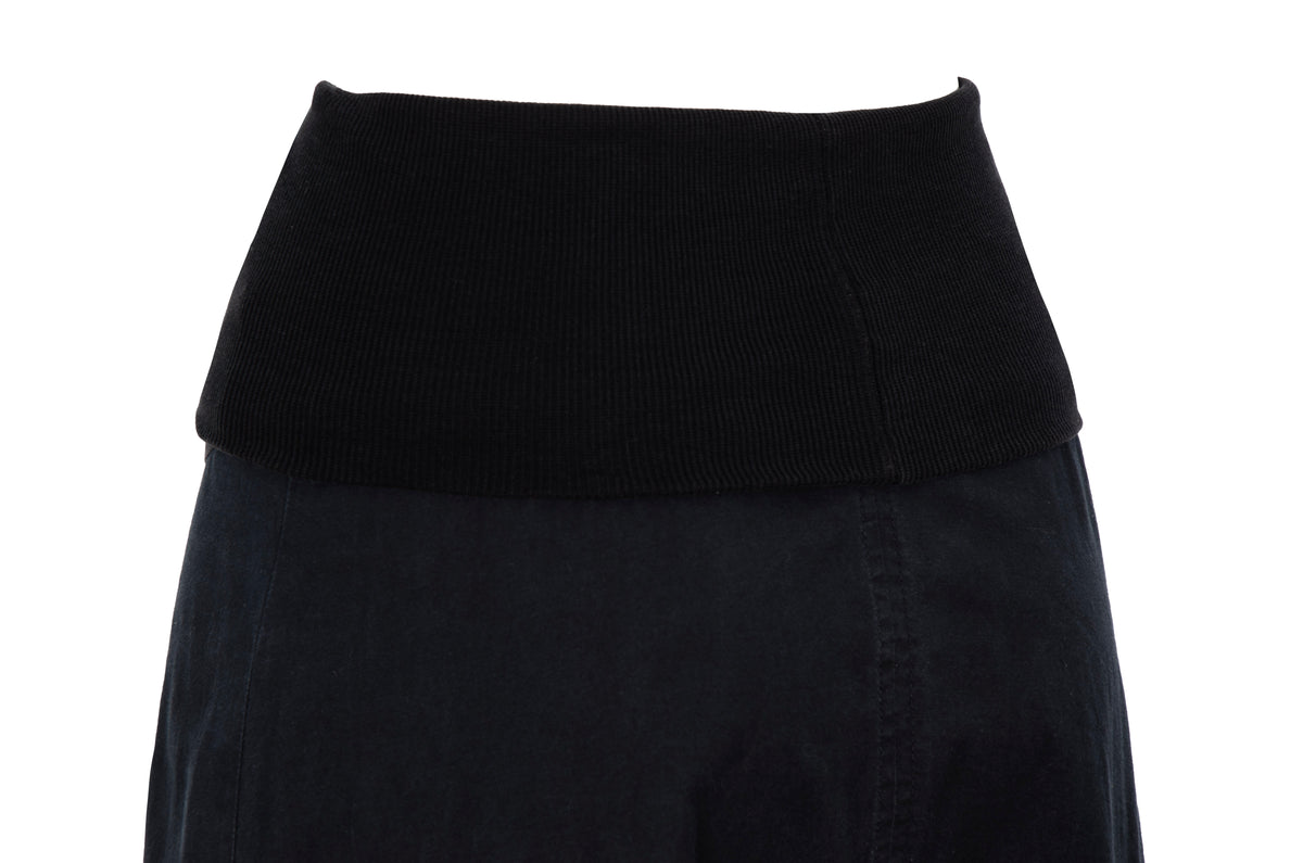 2000s Cop Copine convertible black low crotch pants or strapless jumpsuit
