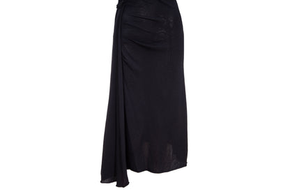 Vintage Italian brand draped asymmetrical spaghetti straps dress - Made in Italy