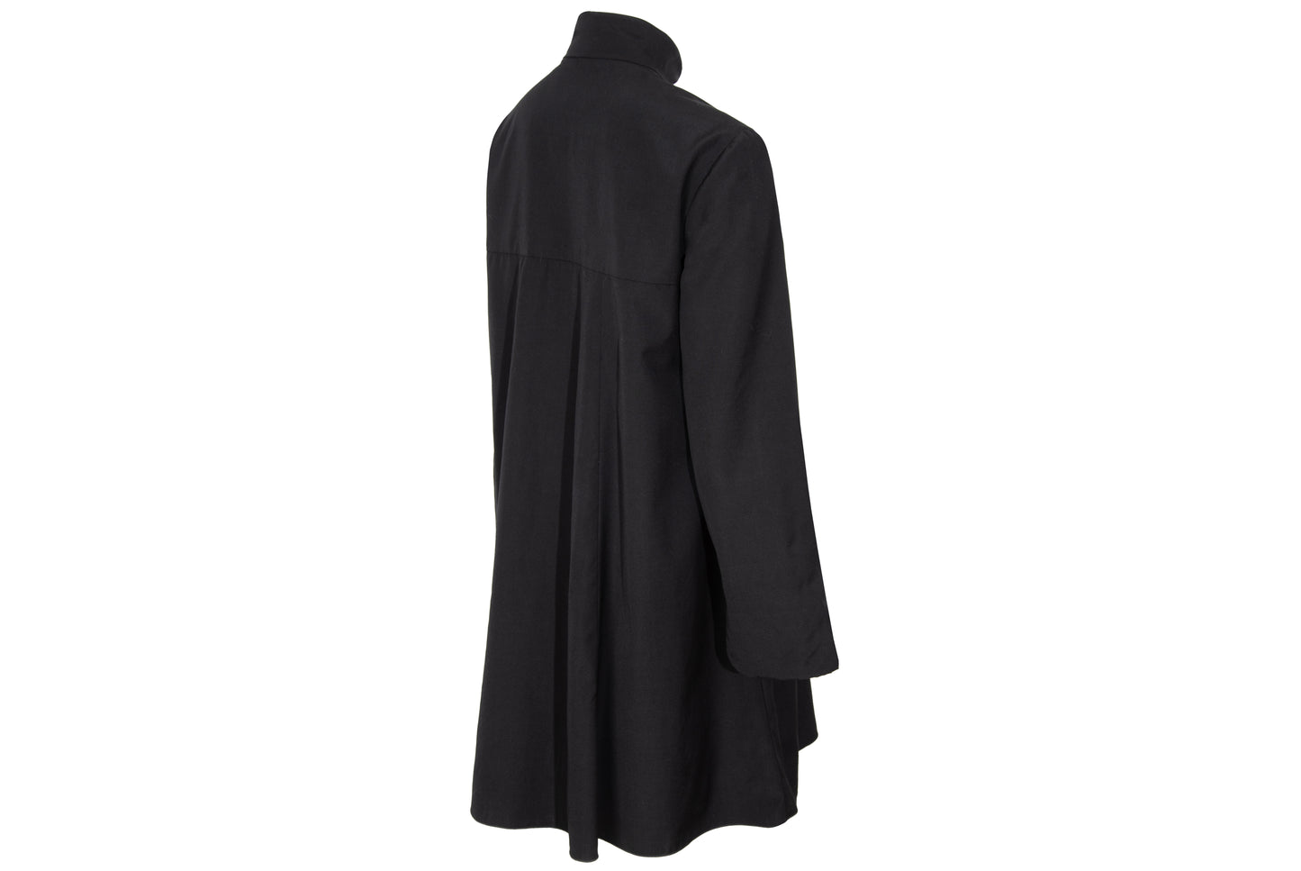 Vintage Chloé black military inspired double breasted lightweight coat - Made in France