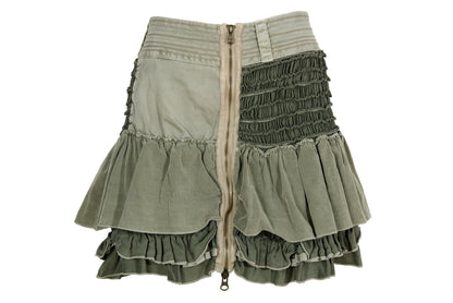 2000s Marithé + François Girbaud cotton & silk mini skirt / Made in Italy
