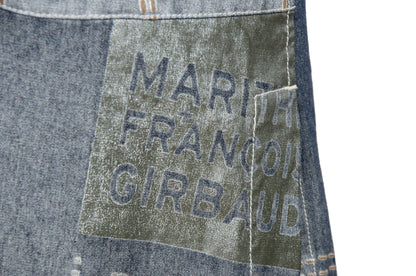 2000s Marithé + François Girbaud denim relaxed apron dress / Made in Italy