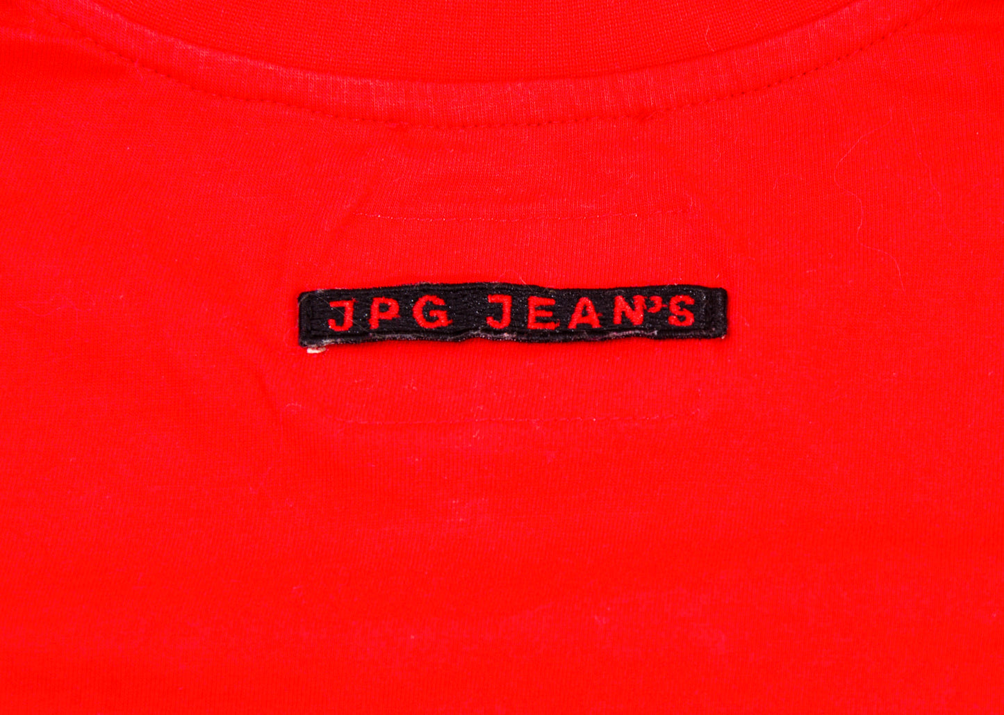 Vintage Jean Paul Gaultier red print short sleeves t-shirt / Made in Italy