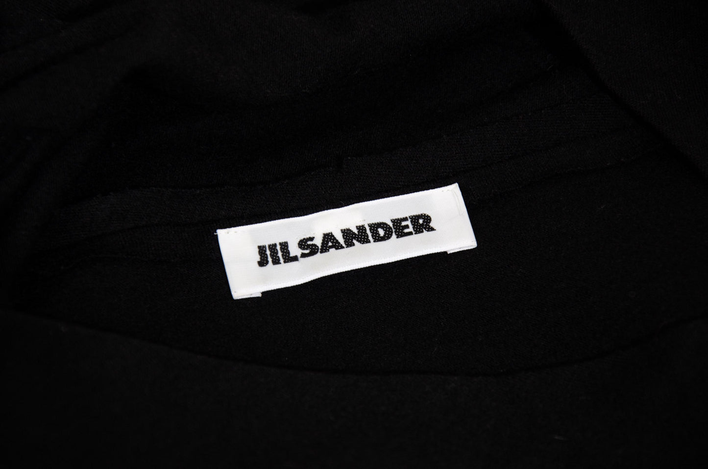 90s Jil Sander 100% wool knit cocoon architectural dress / Made in Italy