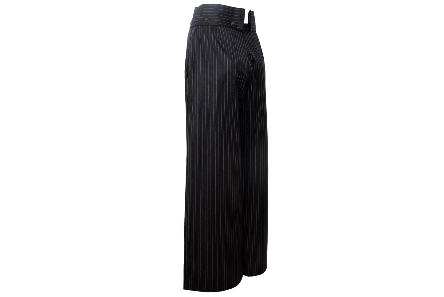 Vintage Marcel Marongiu menswear inspired wool wide leg pants / Made in France
