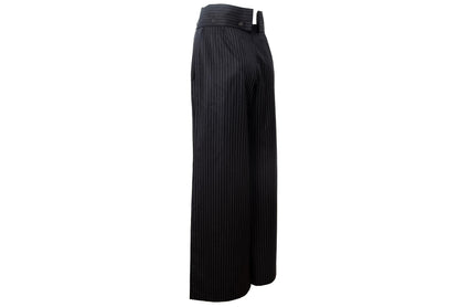 Vintage Marcel Marongiu menswear inspired wool wide leg pants / Made in France