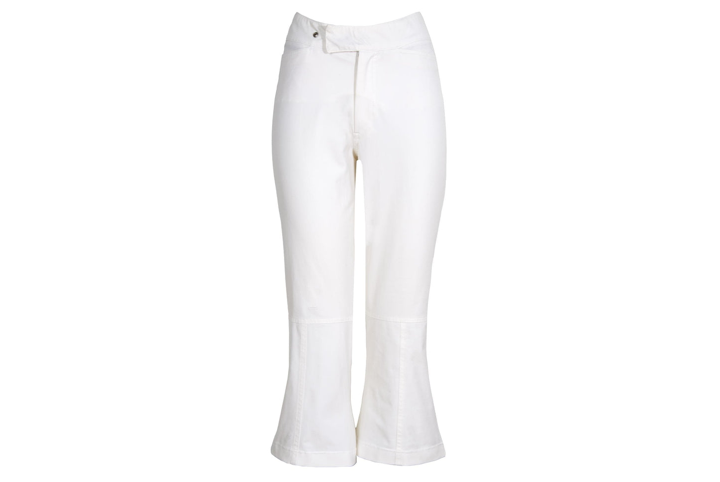 Vintage Prada Linea Rossa white nylon sporty 3/4 capri pants / Made in Italy