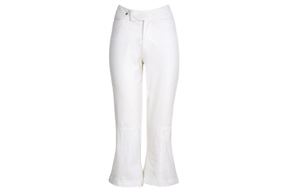 Vintage Prada Linea Rossa white nylon sporty 3/4 capri pants / Made in Italy
