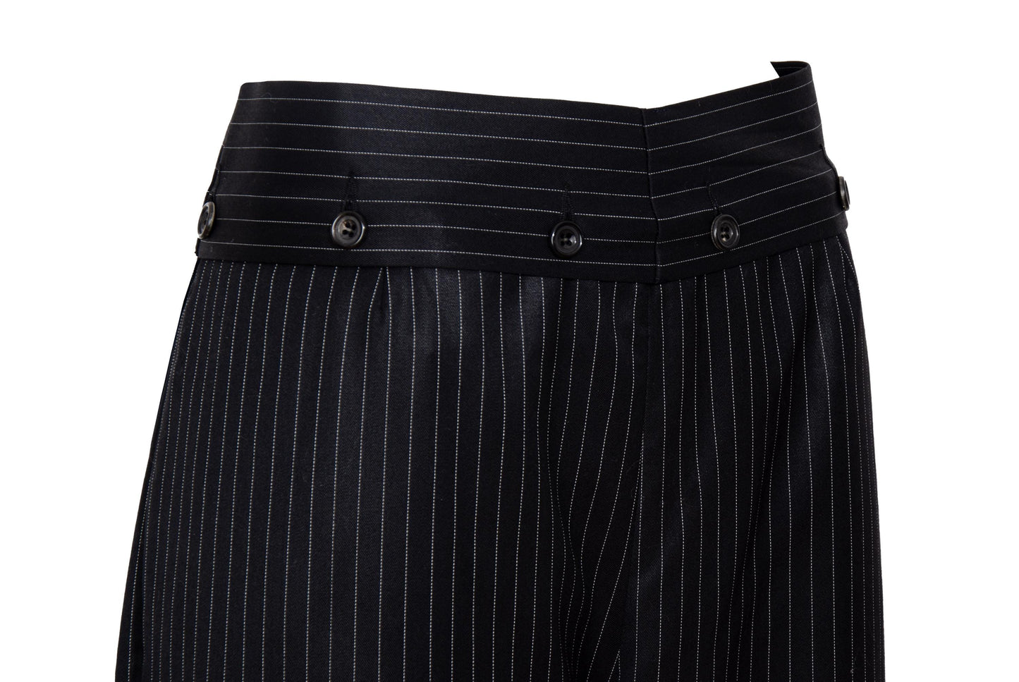 Vintage Marcel Marongiu menswear inspired wool wide leg pants / Made in France