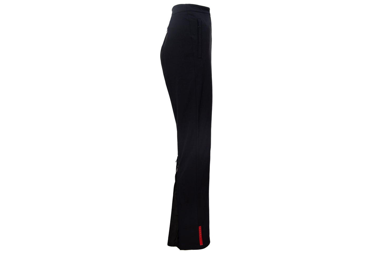 Vintage Prada sport black nylon flared pants