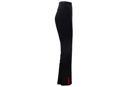 Vintage Prada sport black nylon flared pants