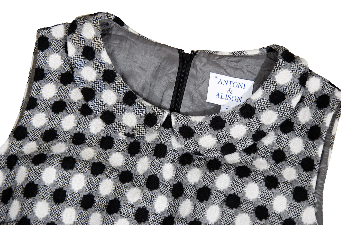 2000s Antoni & Alison polka dot tweed two piece set