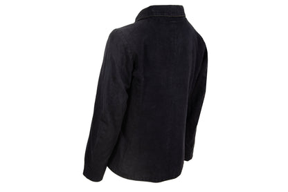 Marc Le Bihan cotton & silk structured rounded button front jacket / Made in France