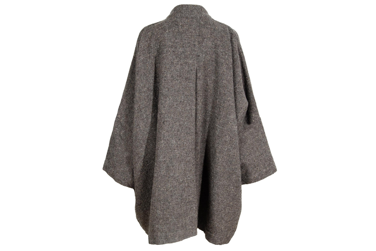 90s Shirin Guild 100% wool boxy button front blanket coat / Made in England
