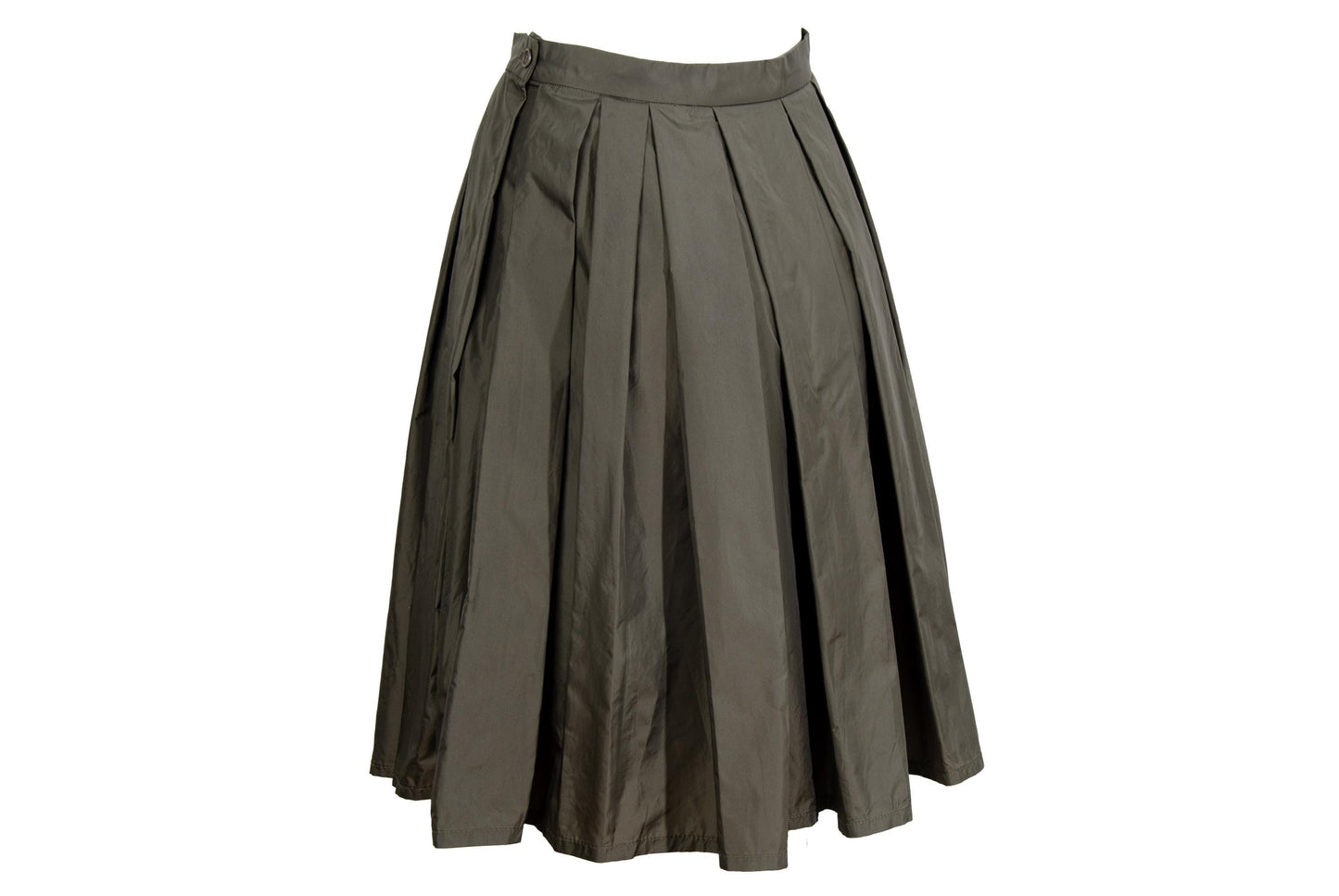 Vintage Atsuro Tayama pleated nylon skirt with sporty mesh lining / Made in Japan