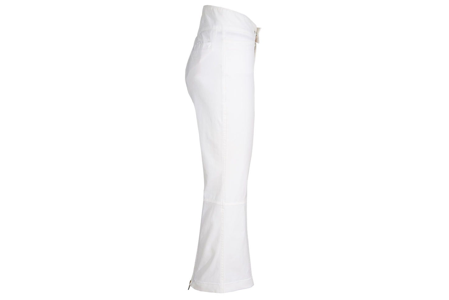Vintage Prada Linea Rossa white nylon sporty 3/4 capri pants / Made in Italy