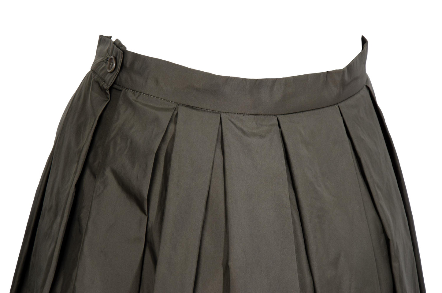 Vintage Atsuro Tayama pleated nylon skirt with sporty mesh lining / Made in Japan