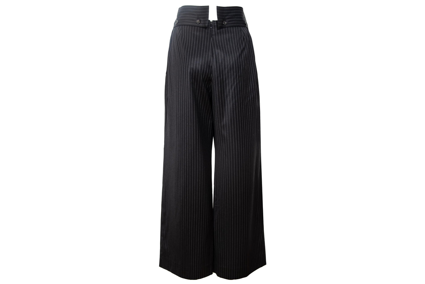 Vintage Marcel Marongiu menswear inspired wool wide leg pants / Made in France