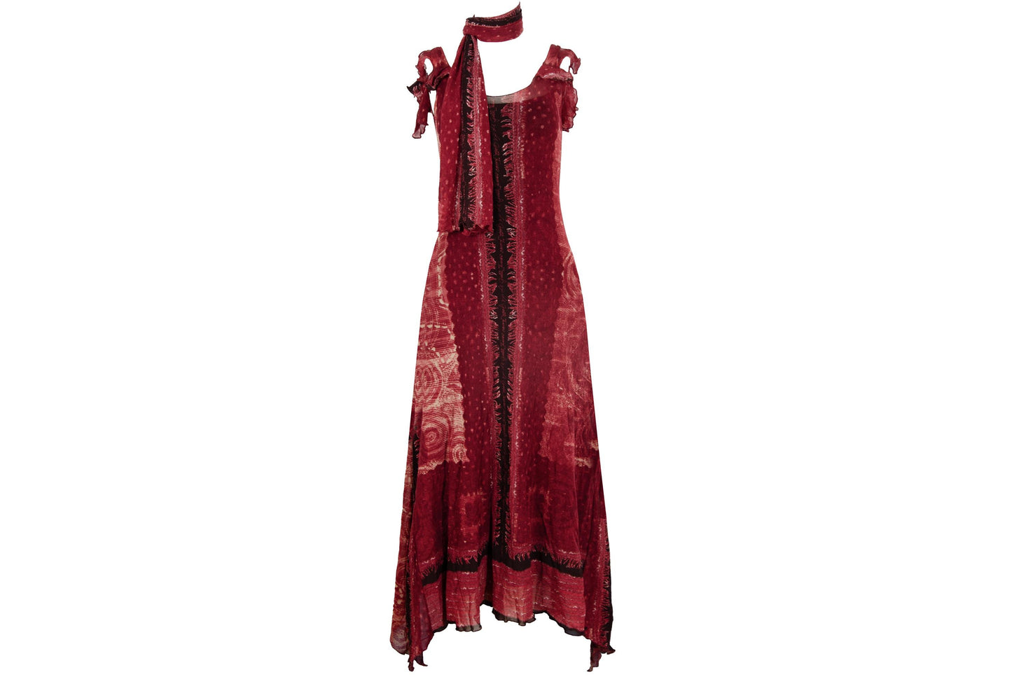 90s Italian brand mesh maxi dress / Made in Italy