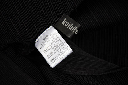 Vintage Koibito Misaki permanent pleats asymmetrical collar loose fit avant garde tunic / Made in Japan