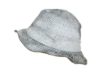 Jacques Le Corre salmon leather avant garde bucket hat / Made in France