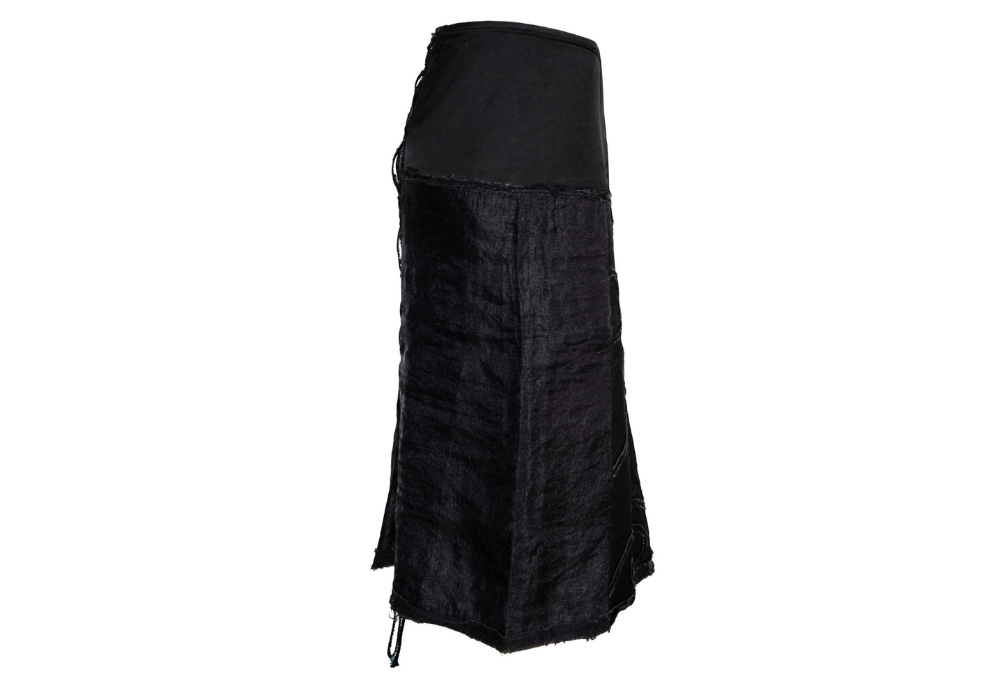 90s Kaat Tilley tie corset back midi skirt / Made in Belgium
