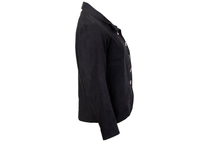 Marc Le Bihan cotton & silk structured rounded button front jacket / Made in France