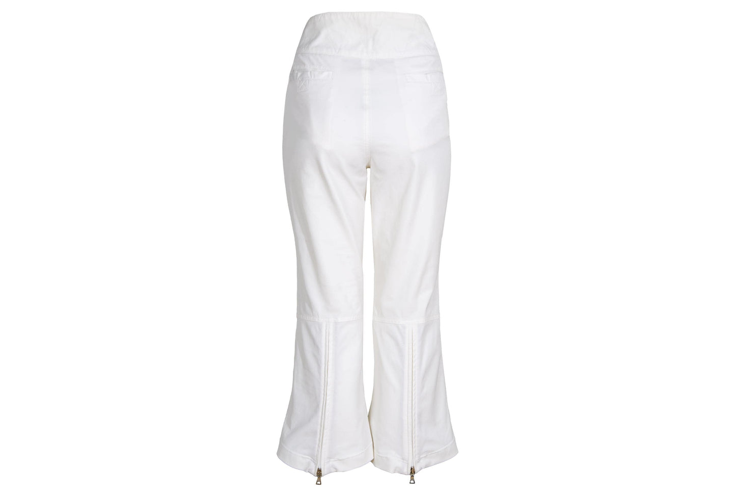 Vintage Prada Linea Rossa white nylon sporty 3/4 capri pants / Made in Italy