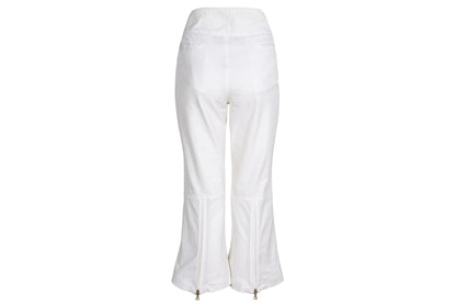 Vintage Prada Linea Rossa white nylon sporty 3/4 capri pants / Made in Italy