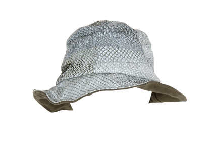 Jacques Le Corre salmon leather avant garde bucket hat / Made in France