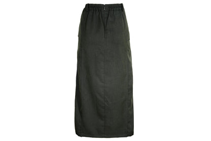 Vintage Atsuro Tayama army green layered skirt / Made in Japan