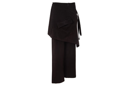 Early 2000s layered skirt pants / Vintage French brand