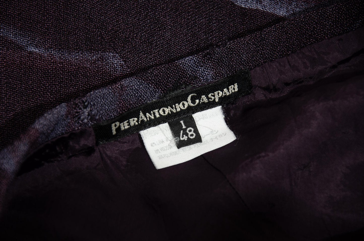90s PierAntonioGaspari wool blend maxi skirt / Made in Italy