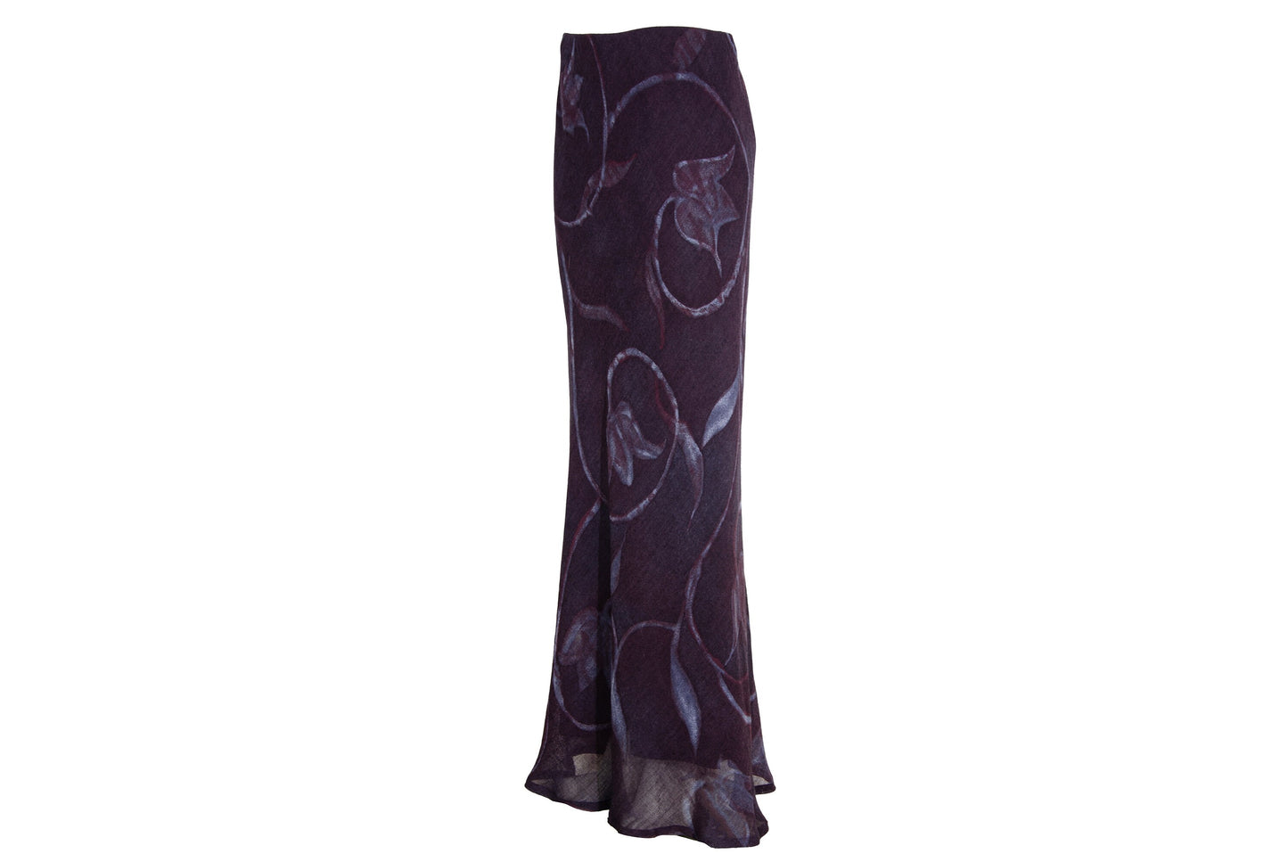 90s PierAntonioGaspari wool blend maxi skirt / Made in Italy
