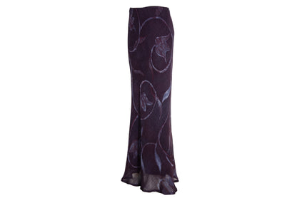 90s PierAntonioGaspari wool blend maxi skirt / Made in Italy