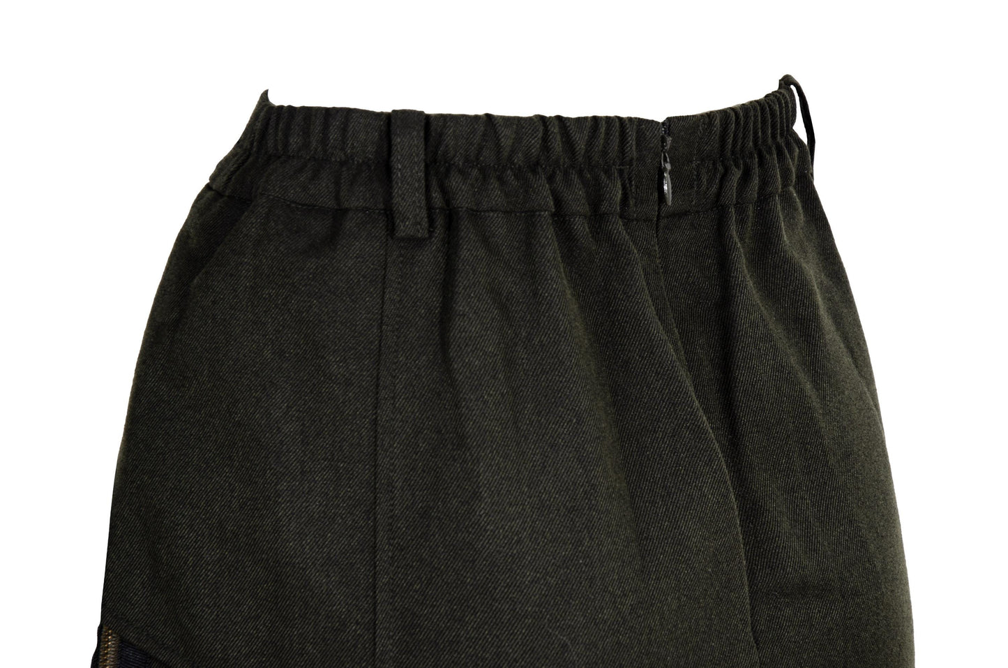 Vintage Atsuro Tayama army green layered skirt / Made in Japan