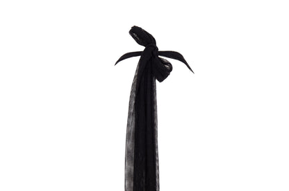 Vintage Italian designer abstract frayed cotton and mesh halter neck maxi dress