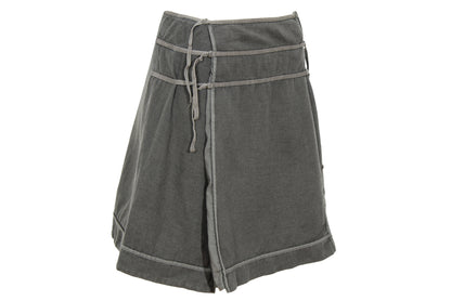 2000s Cop Copine linen and cotton blend multi-strap skirt - Size 38