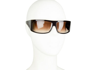 2000s Dior Your Dior 1 sunglasses / Brown wrap style Y2K Dior sunglasses