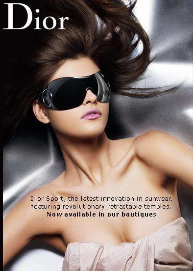 2000s Dior Galliano era Sport 2 shield sunglasses with retractable temples