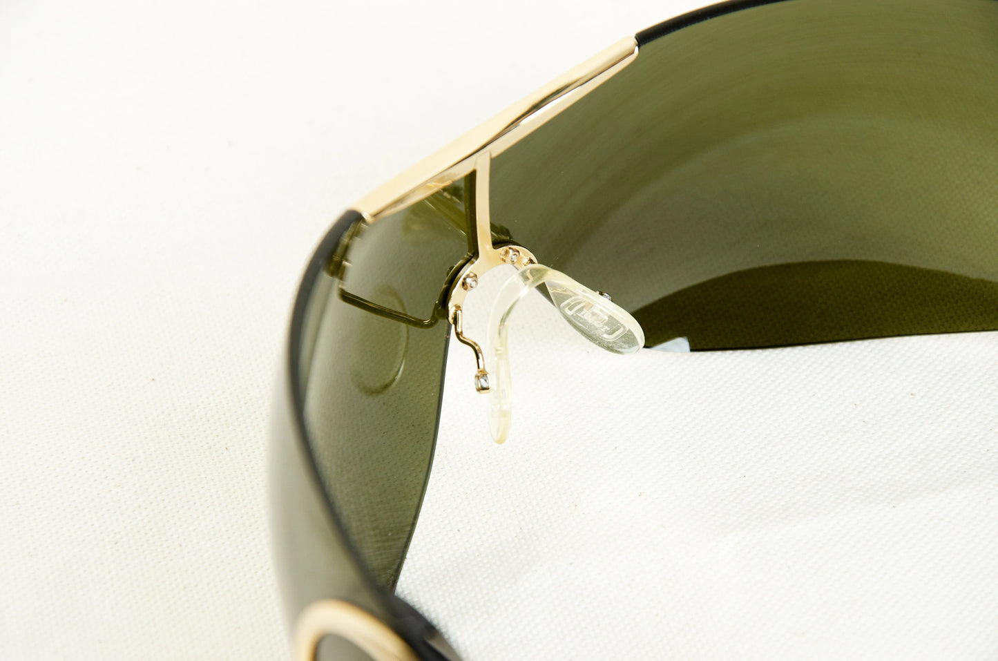 2000s Dior Galliano era Sport 2 shield sunglasses with retractable temples