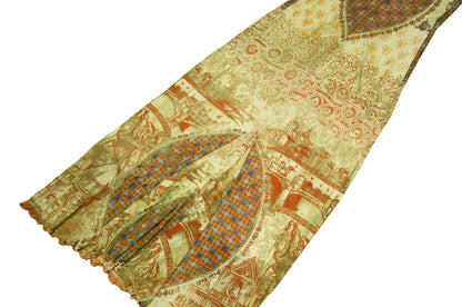 Save The Queen sheer mesh baroque print dress