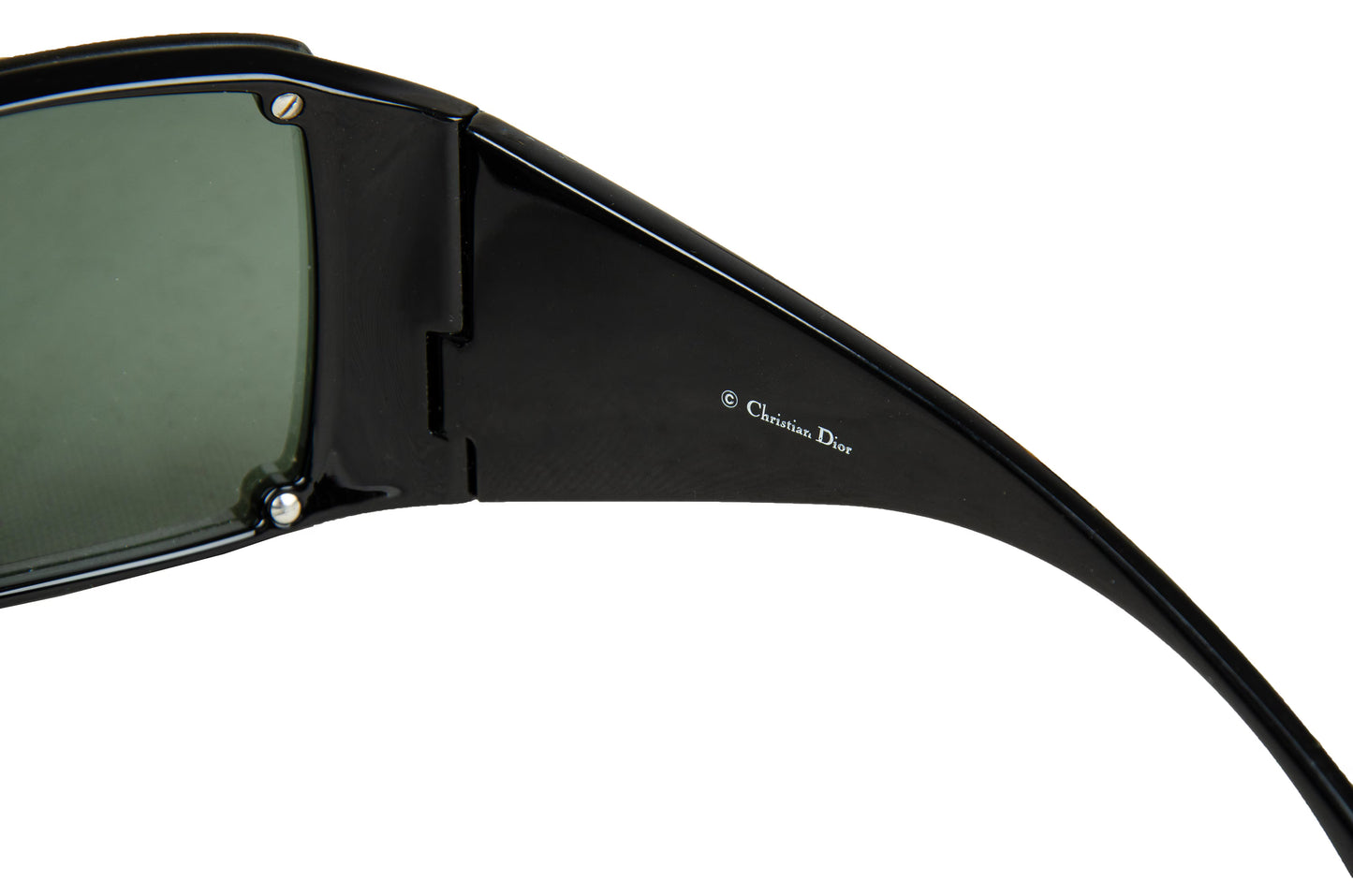 2000s Dior Overshine 2 sunglasses / Y2K Dior Galliano oversized squared black logo sunglasses / Dior shield sunglasses
