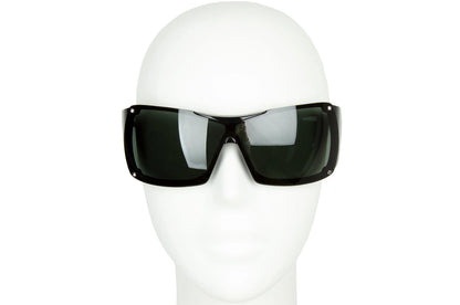 2000s Dior Overshine 2 sunglasses / Y2K Dior Galliano oversized squared black logo sunglasses / Dior shield sunglasses