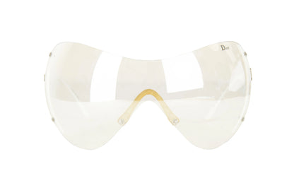 2000s Dior clear lenses ski mask sport sunglasses