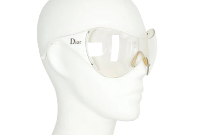 2000s Dior clear lenses ski mask sport sunglasses
