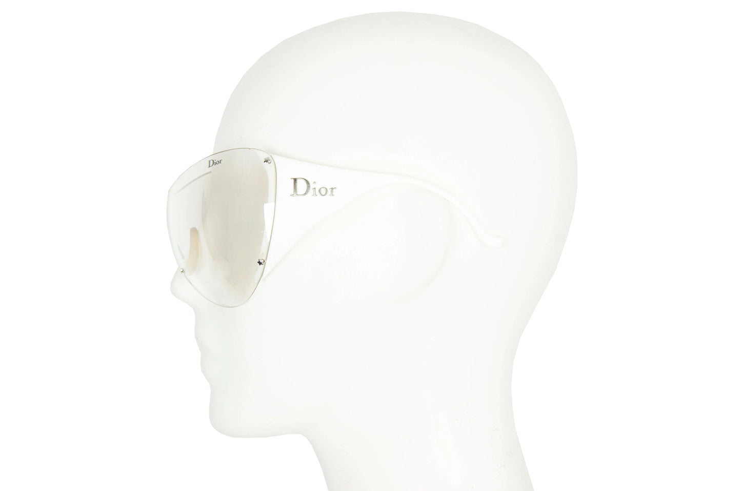 2000s Dior clear lenses ski mask sport sunglasses