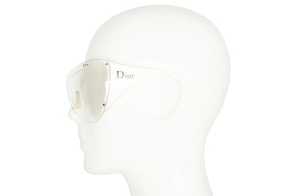 2000s Dior clear lenses ski mask sport sunglasses
