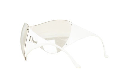 2000s Dior clear lenses ski mask sport sunglasses