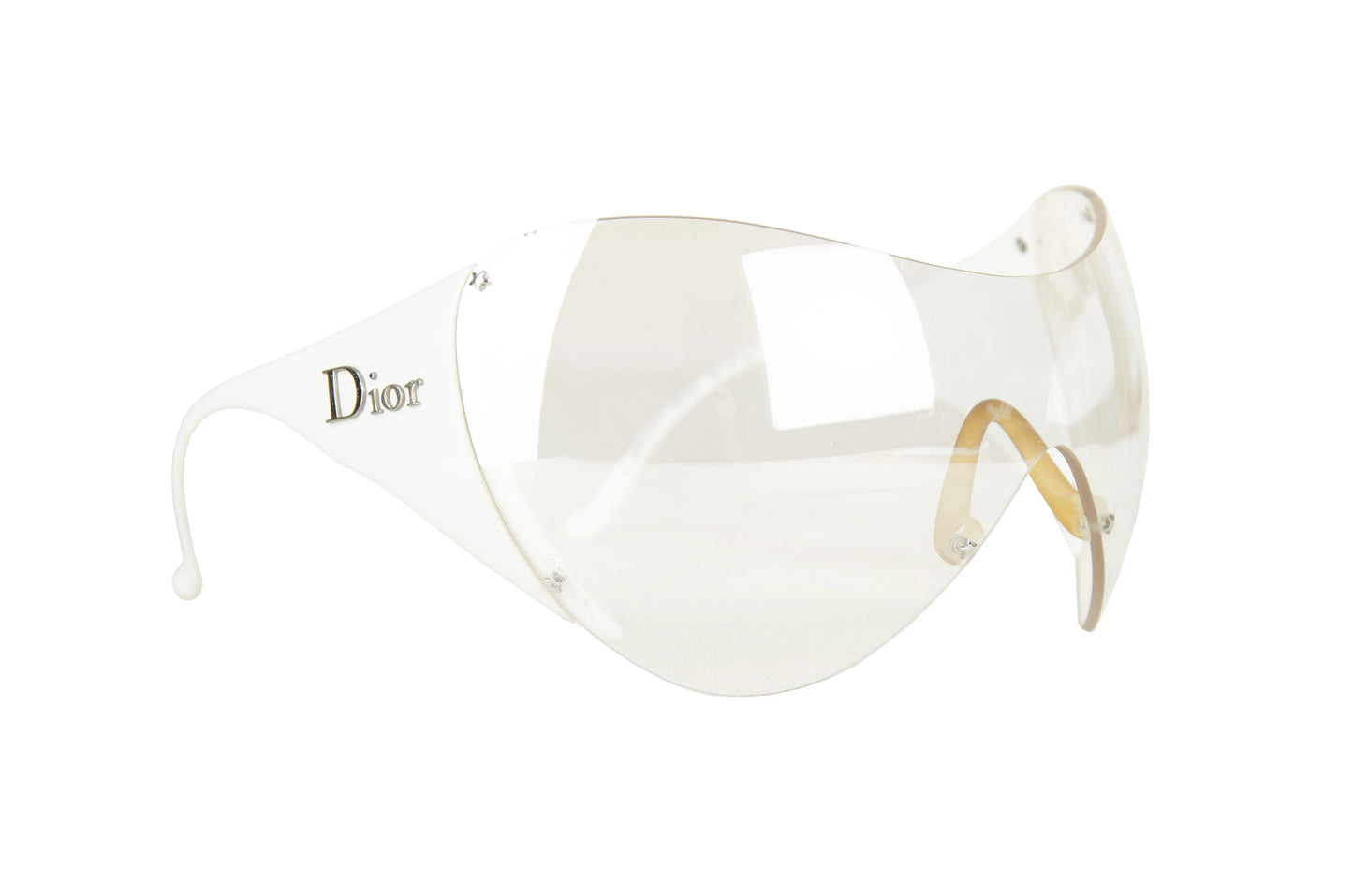 2000s Dior clear lenses ski mask sport sunglasses